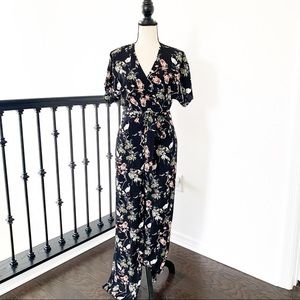 Banana Republic Dolman Floral Crane Jumpsuit NWOT